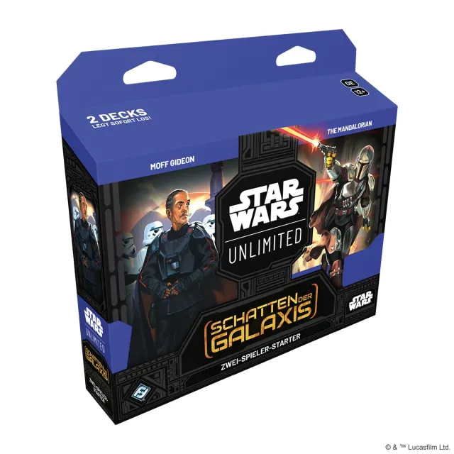 Star Wars Unlimited Schatten der Galaxis Starter 2 Decks Deutsch