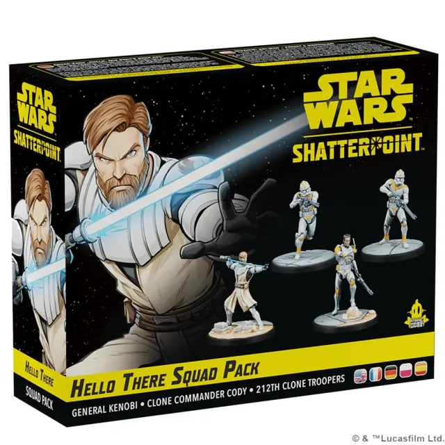 Asmodee Star Wars Shatterpoint Hello There Squad Pack Obi-Wan