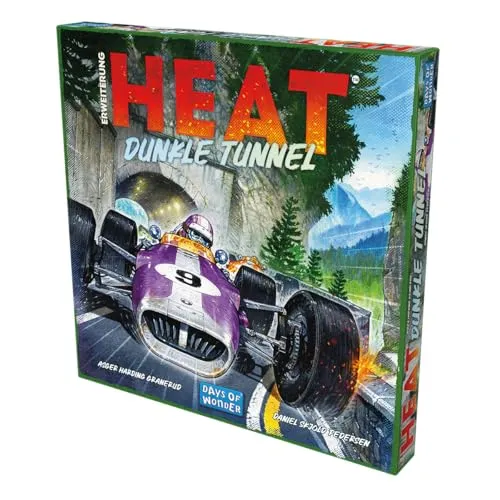 Asmodee Heat Dunkle Tunnel Erweiterung für 7 Spieler Tunnel