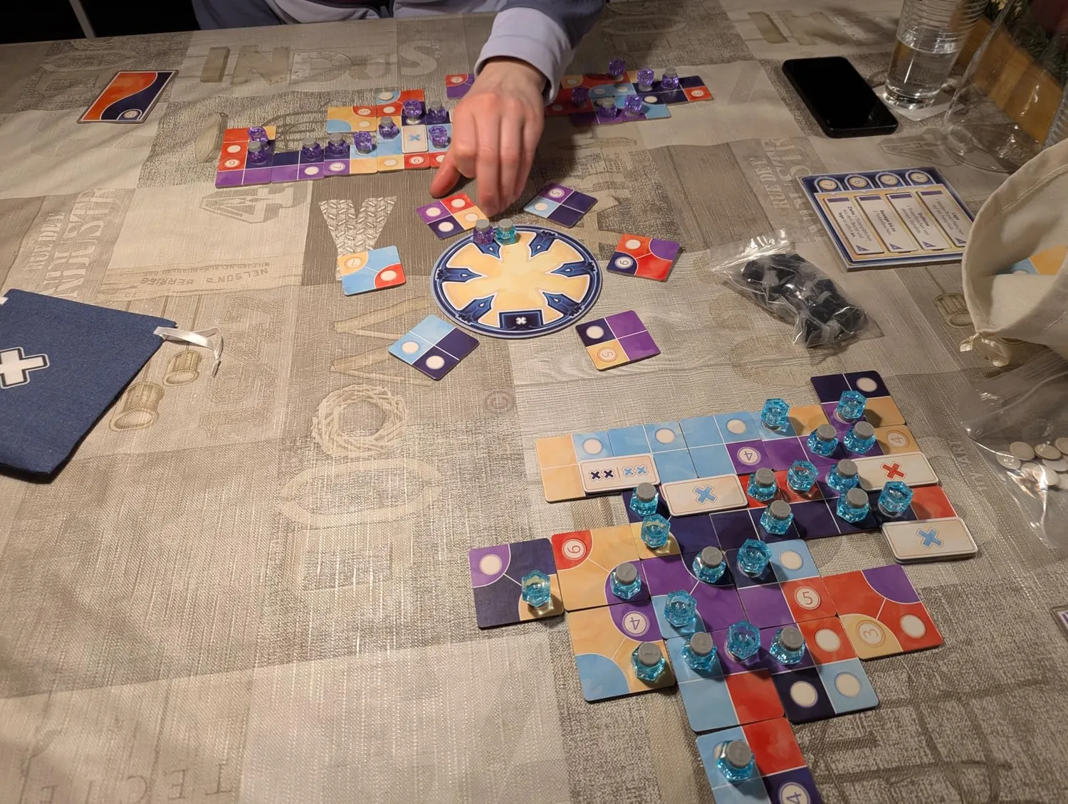 Asmodee Ink Familienspiel Deutsch Tintenmuster Legespiel