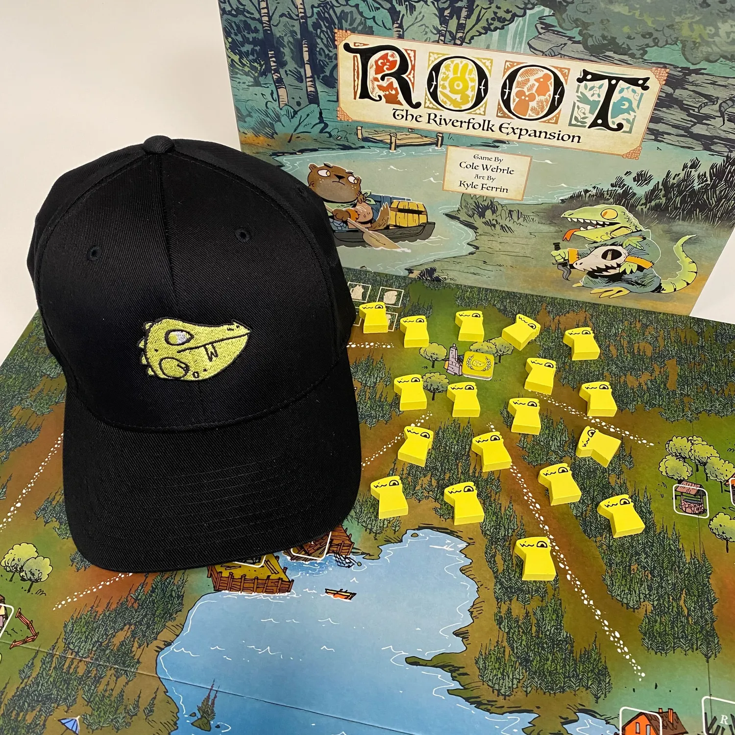 Leder Games Root Lizard Cult Basecap Dunkelblau S/M Stretch