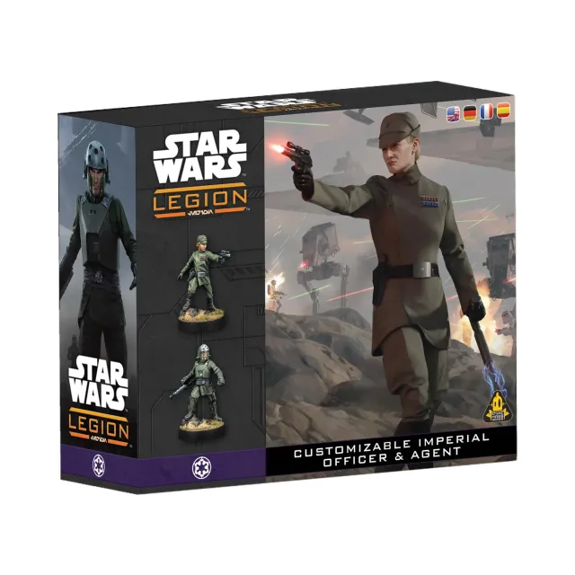 Asmodee Star Wars Legion Imperial Officer Agent Erweiterung 2 Figuren