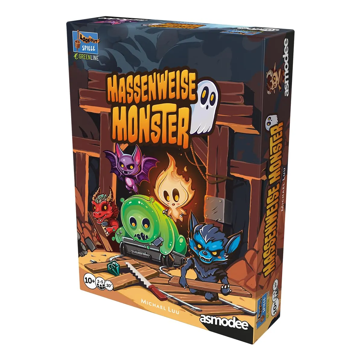 Massenweise Monster Legespiel Deutsch für Familie