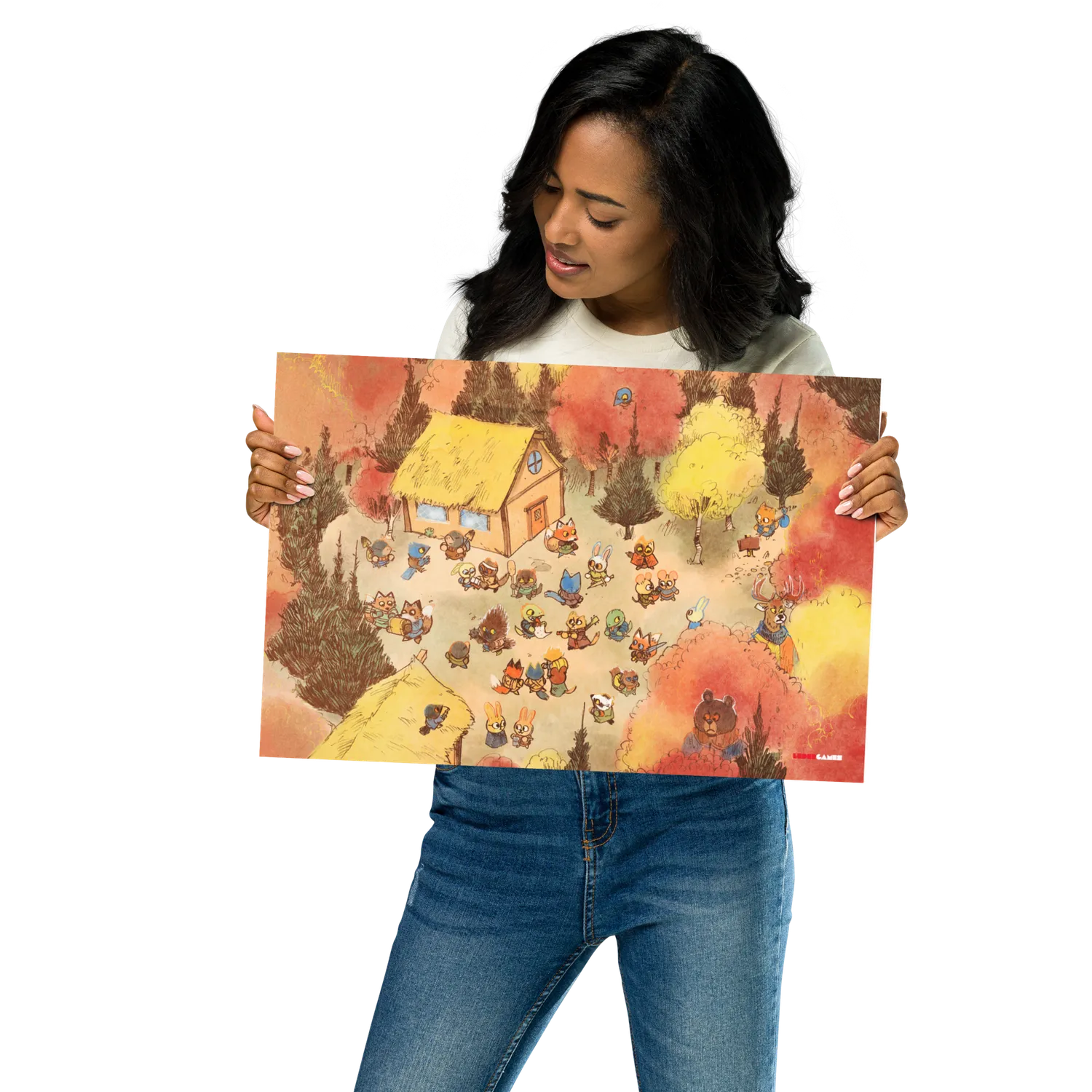Leder Games Root Hirelings Kunstdruck 30x40cm