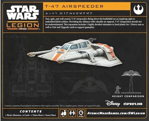 Star Wars Legion T-47 Airspeeder Erweiterung schwere Einheit