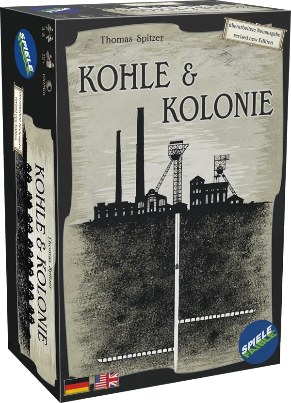 Spielefaible Kohle & Kolonie Brettspiel Ruhrgebiet Neu