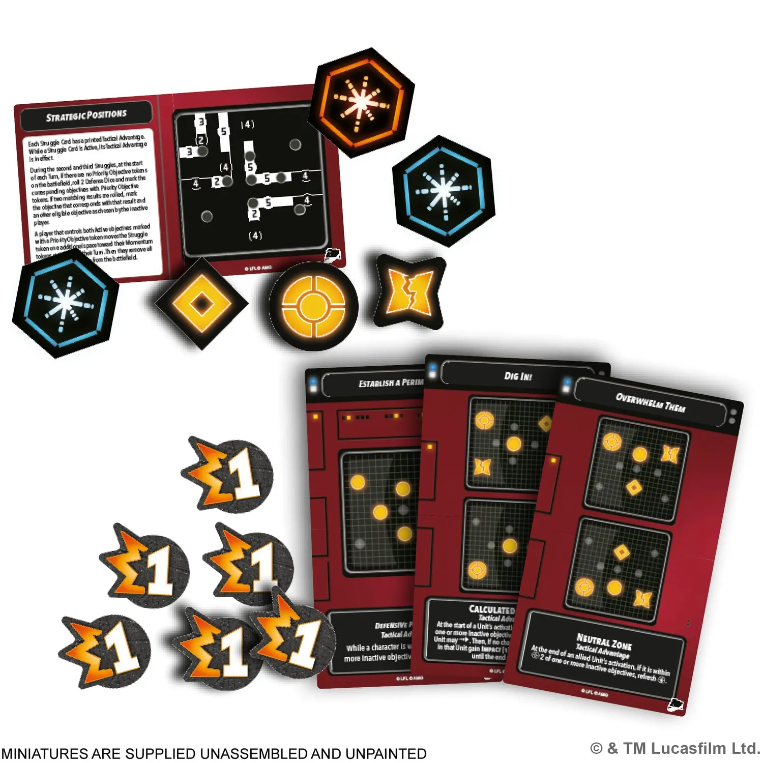 Atomic Mass Games Star Wars Shatterpoint Strategic Positions Missionspack