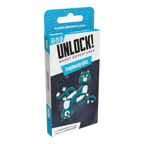 Asmodee Unlock Short Adventures Schrödingers Katze Rätselspiel