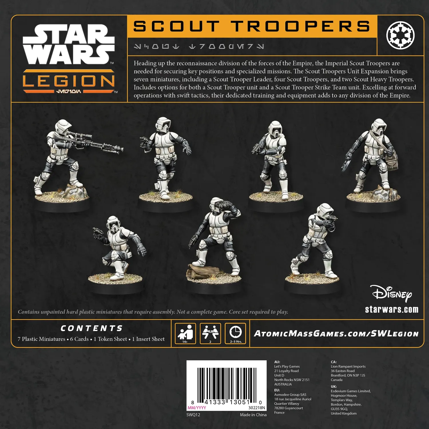 Star Wars Legion Scout Troopers Tabletop-Erweiterung