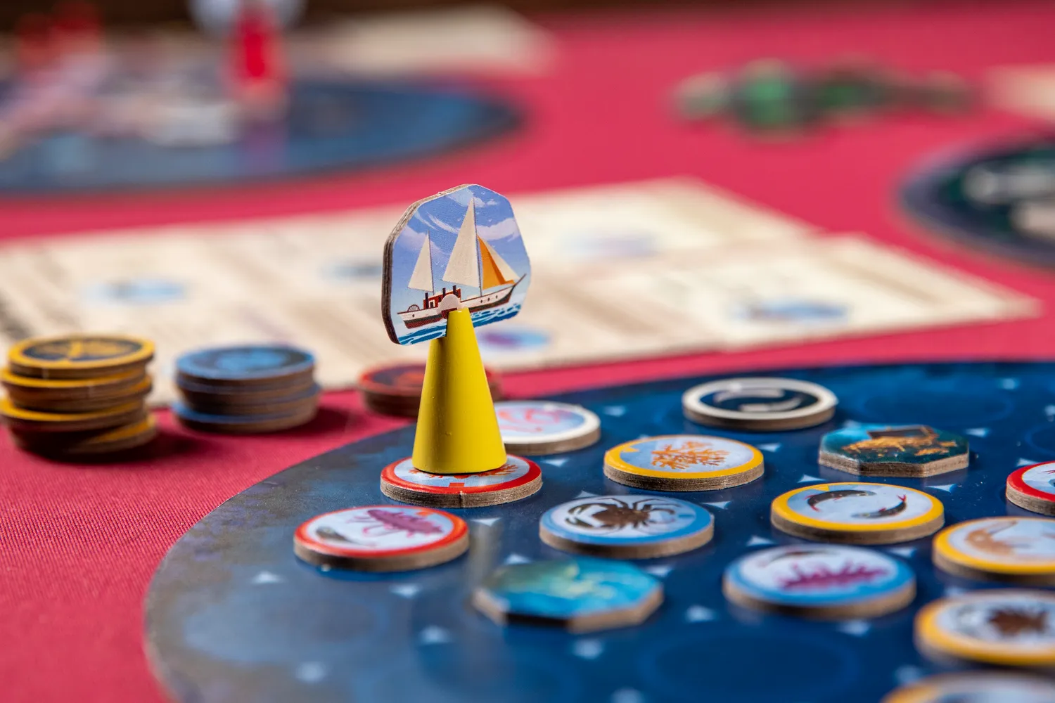 Paper Fort Games Fathom Deluxe Bundle Brettspiel Grundspiel + Holztiles
