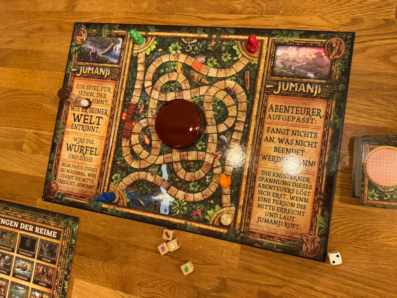 Jumanji Neuauflage 2026 Familienspiel Brettspiel 2-4 Spieler