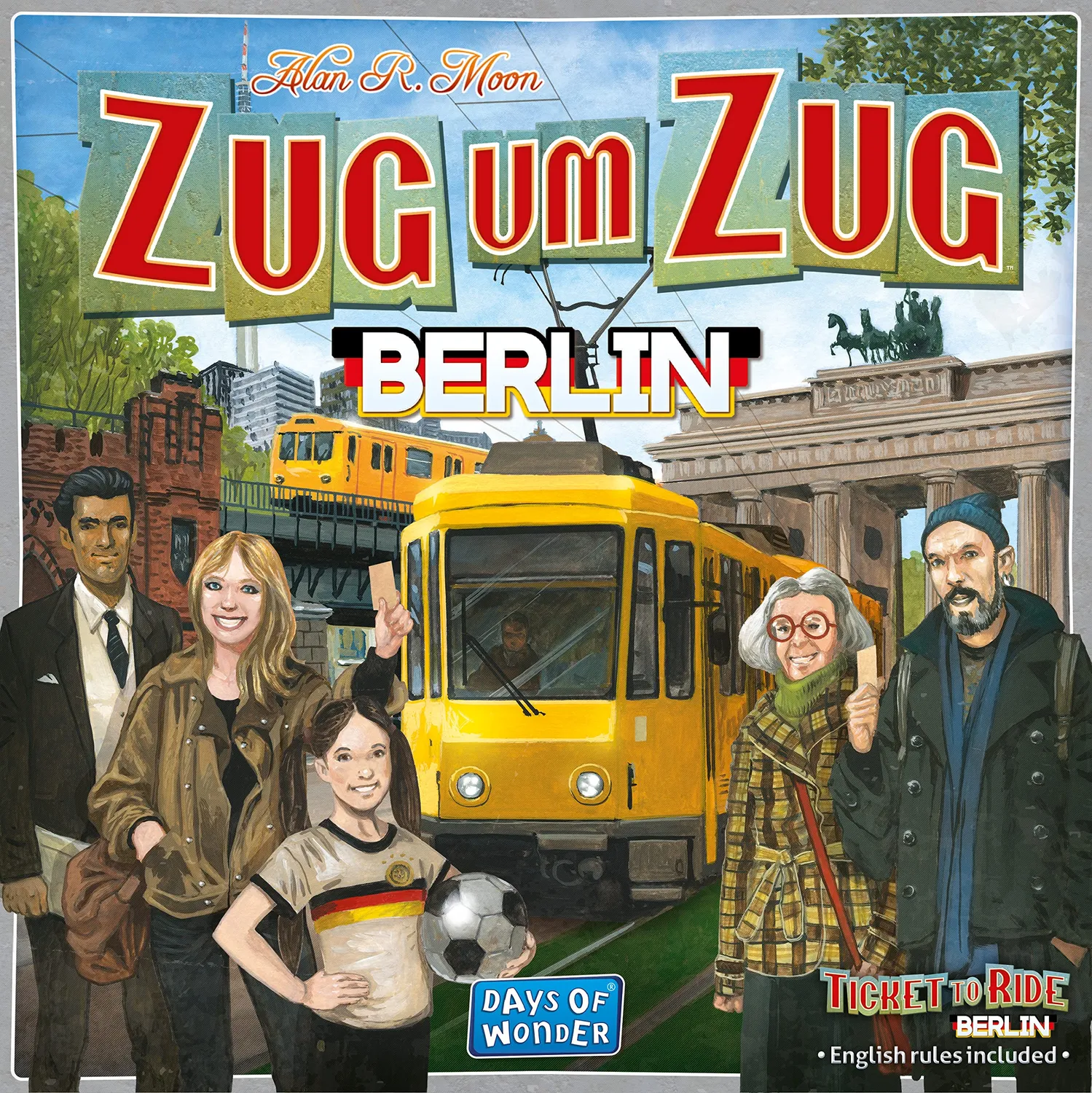 Days of Wonder Zug um Zug Berlin Familienspiel