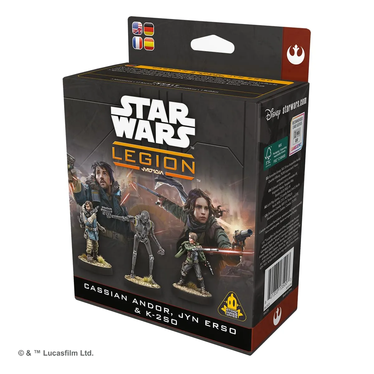 Asmodee Star Wars: Legion Cassian Andor Jyn Erso K-2SO Erweiterung