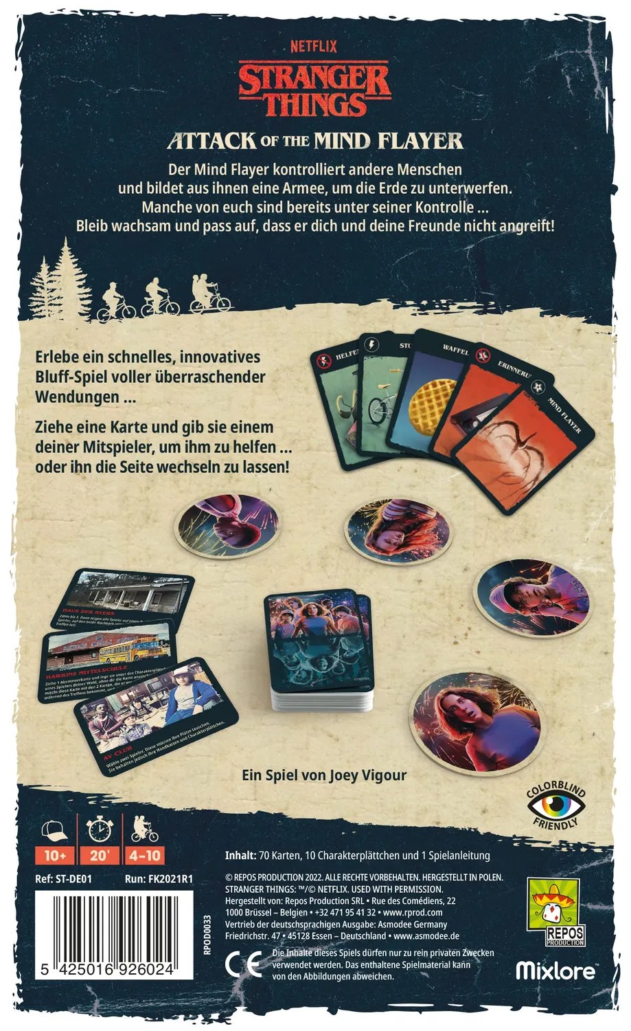 Repos Stranger Things Attack Mind Flayer Deduktionsspiel Deutsch
