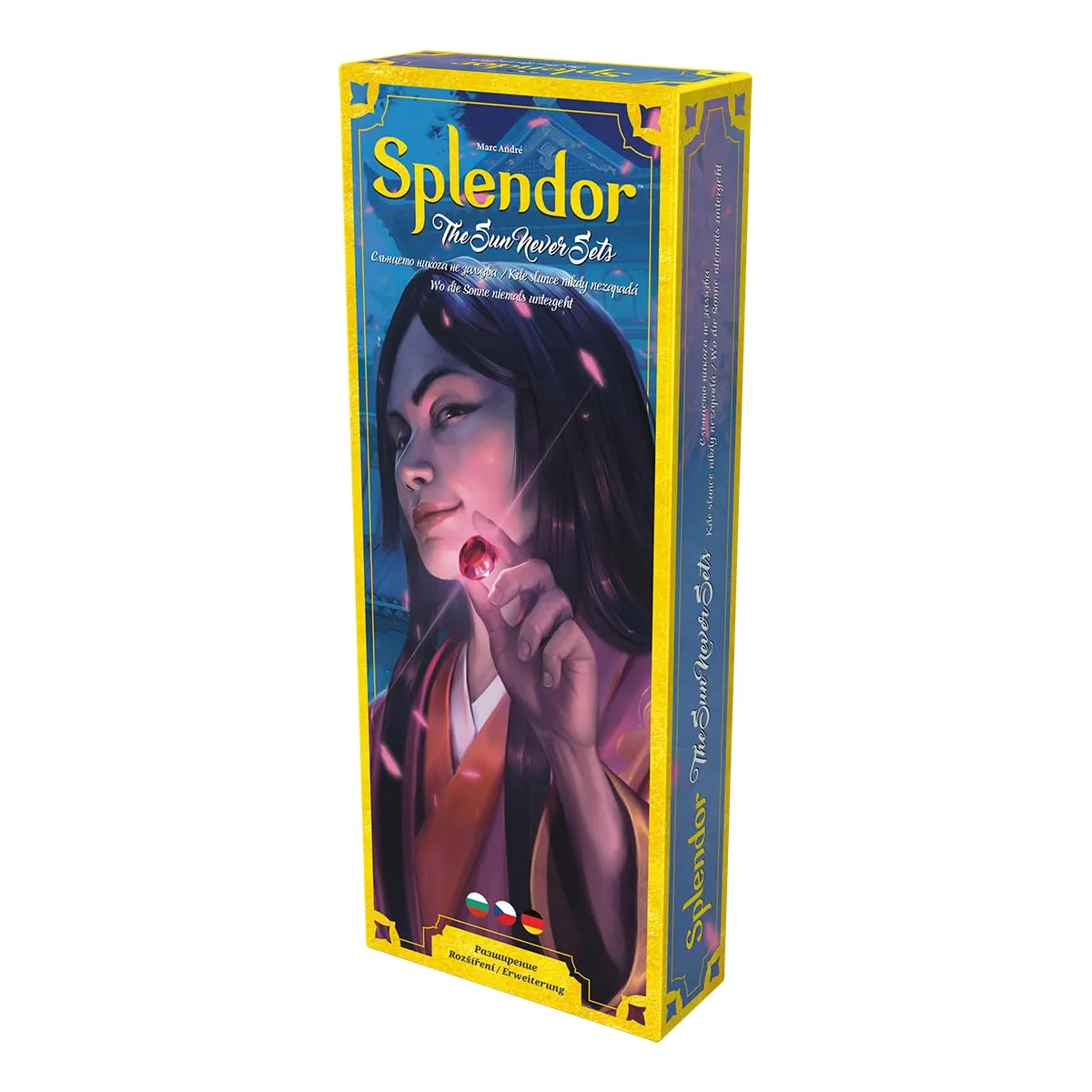 Asmodee Splendor The Sun Never Sets Erweiterung 2 Module Festungen