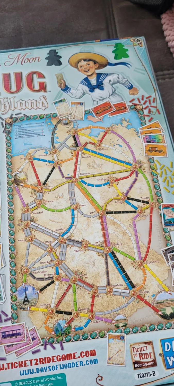 Days of Wonder Zug um Zug Deutschland Brettspiel 2023 Passagiere