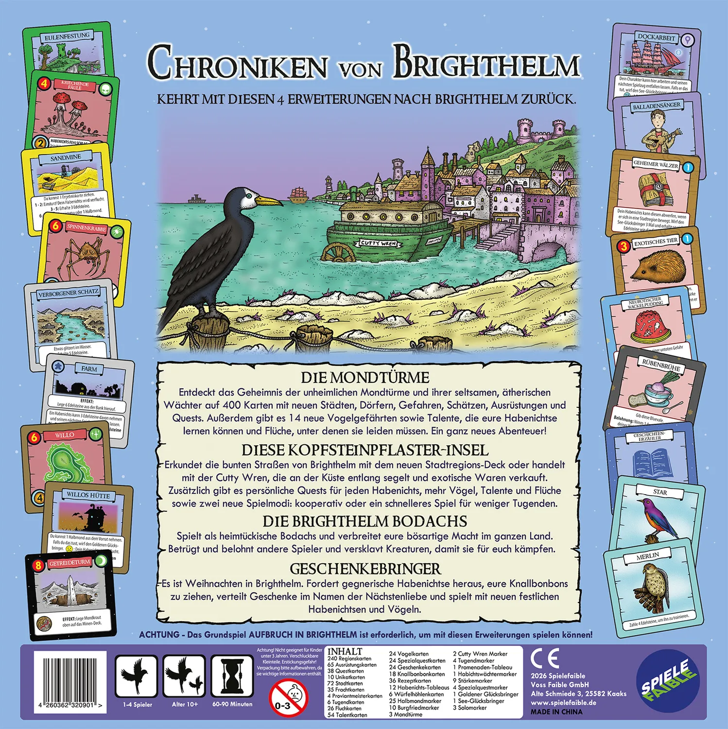 Spielefaible Brighthelm Chroniken von Brighthelm Erweiterung 400 Karten