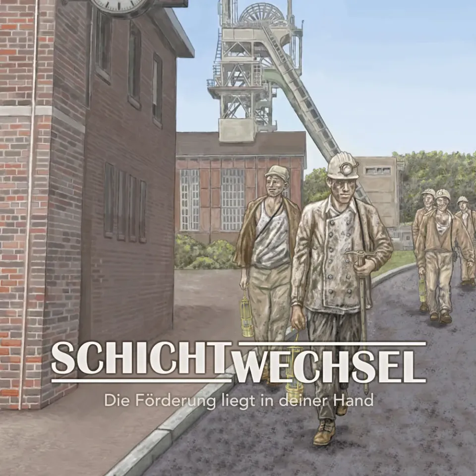 Spielefaible Schichtwechsel Brettspiel 2-4 Kumpel Zechenspiel