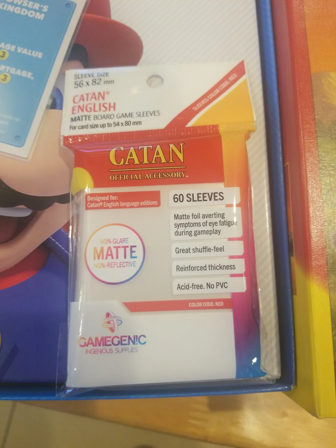 Gamegenic Matte Catan Kartenhüllen 60 Stück transparent matt
