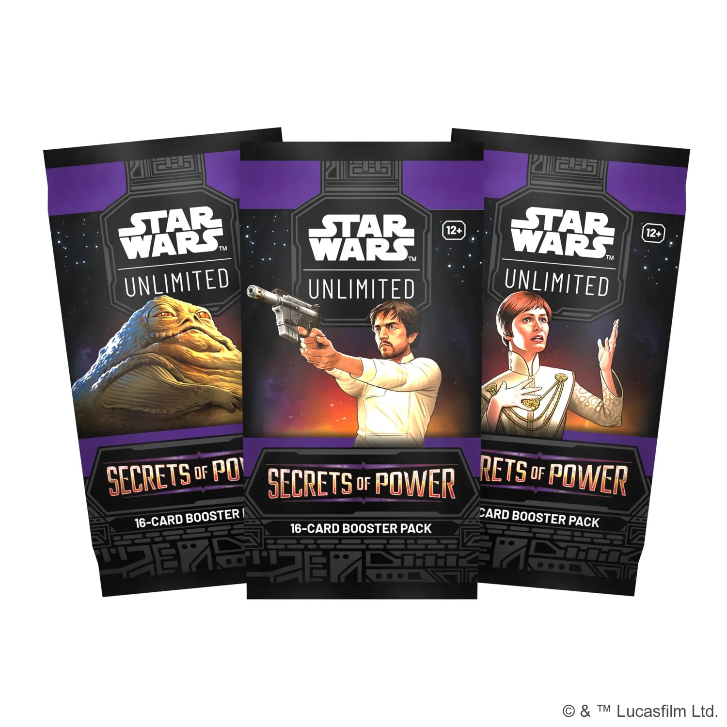 Asmodee Star Wars Unlimited Secrets of Power Booster Display 24er