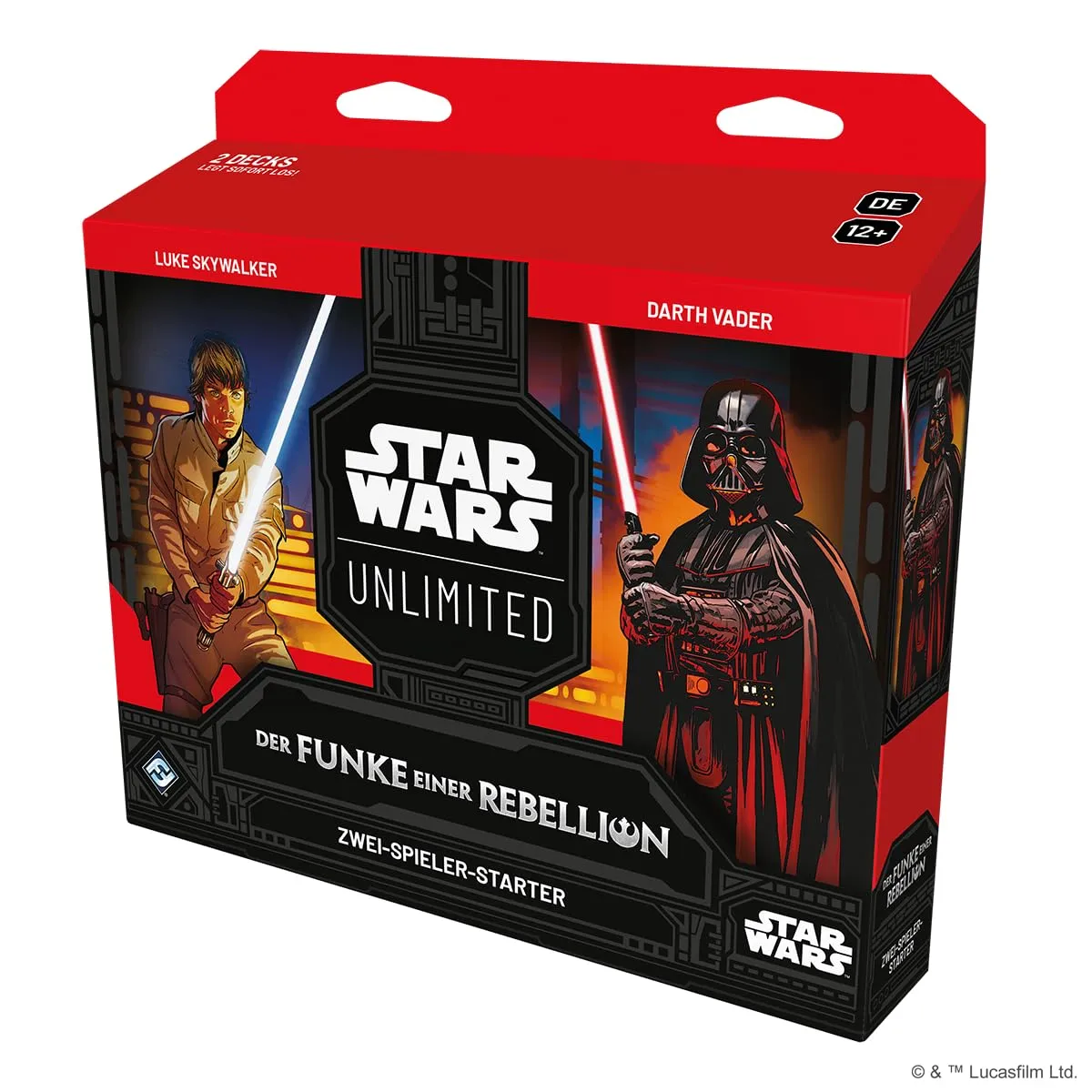 Star Wars Unlimited Funke einer Rebellion Zwei-Spieler-Starter Kartenspiel Deutsch