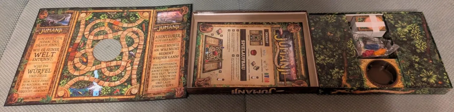 Jumanji Neuauflage 2026 Familienspiel Brettspiel 2-4 Spieler