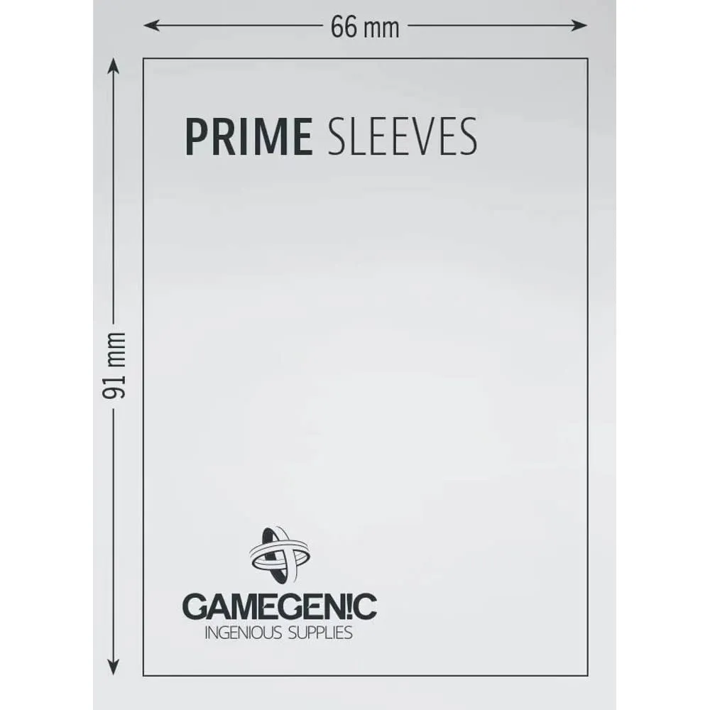 Gamegenic Prime Sleeves Kartenhüllen schwarz 100 Stück
