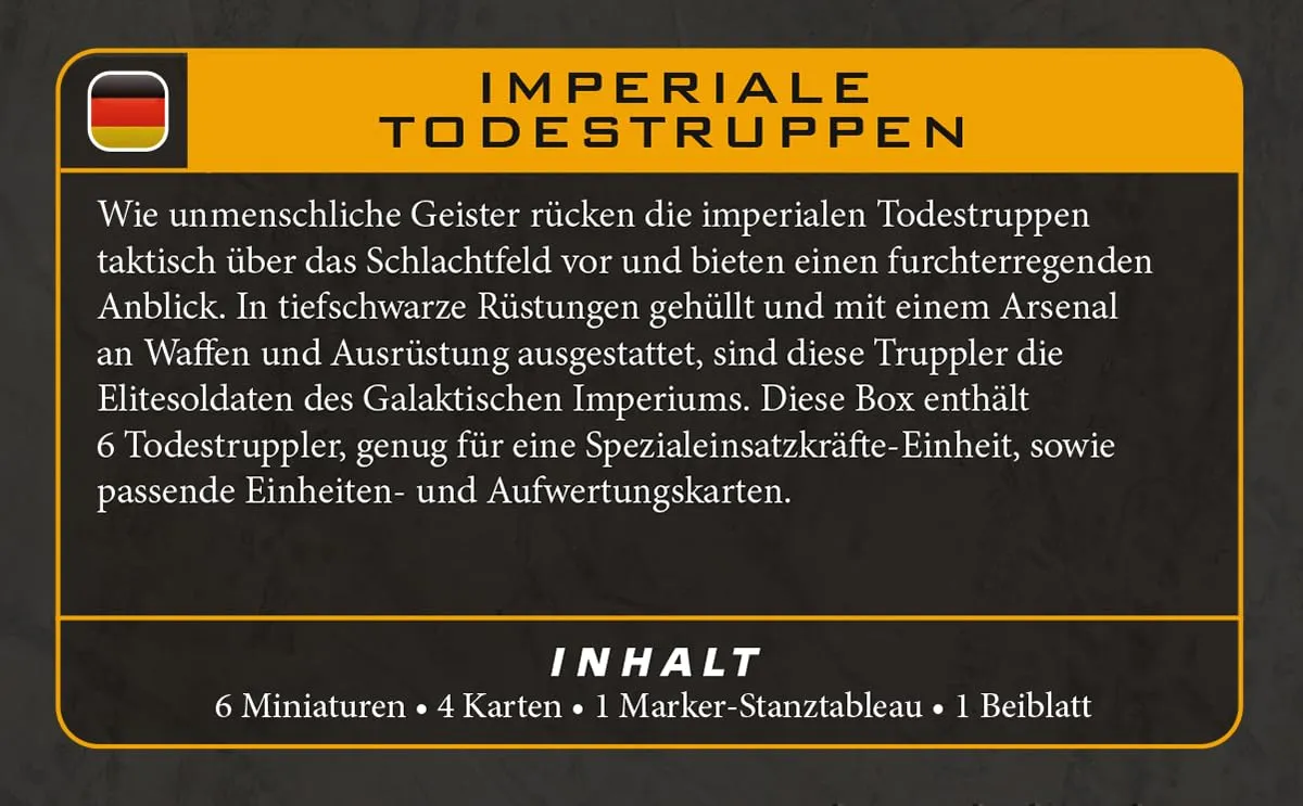 Asmodee Star Wars Legion Imperial Death Troopers Erweiterung Elite