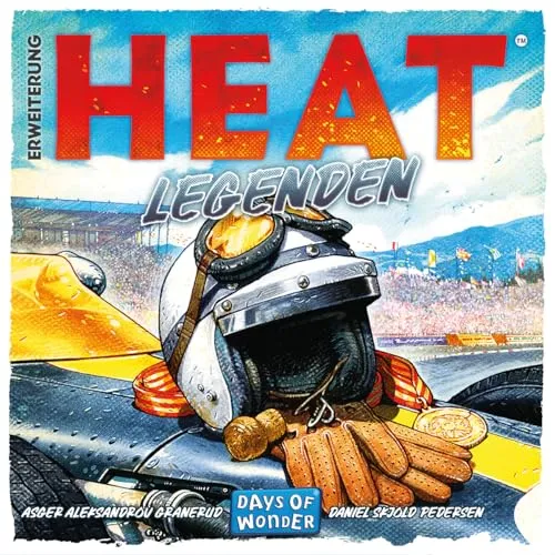 Asmodee Heat Legenden Erweiterung Deutsch für 12 Rennwagen