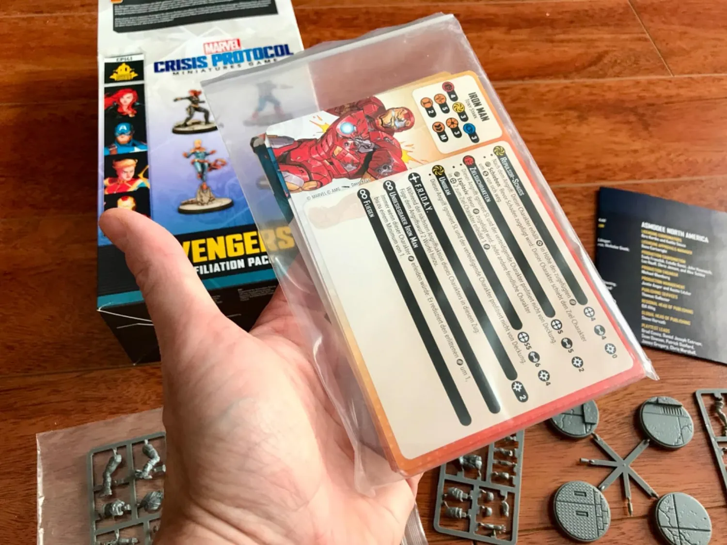 Asmodee Marvel Crisis Protocol Avengers Affiliation Pack Tabletop