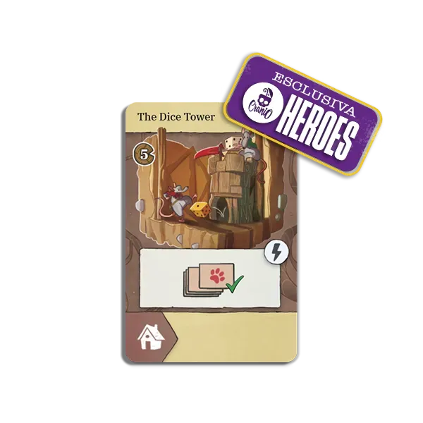 Cranio Ratti di Wistar Dice Tower Promokarte Invention