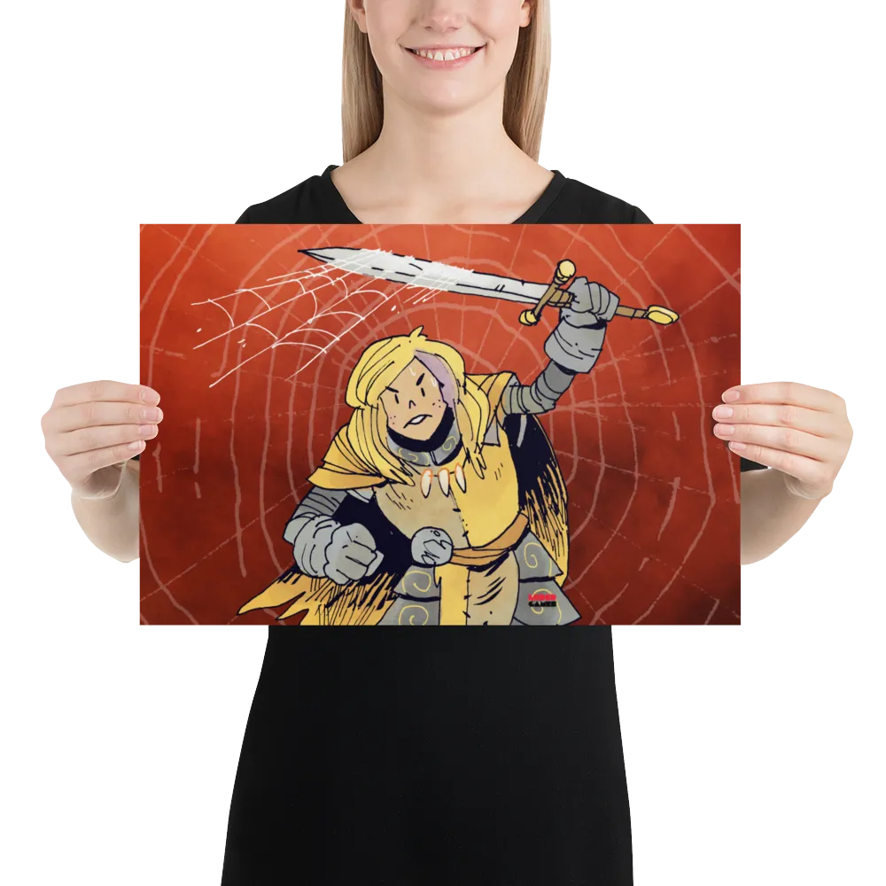Leder Games Vast Haunted Hallways Kunstdruck 12x18 Ritter