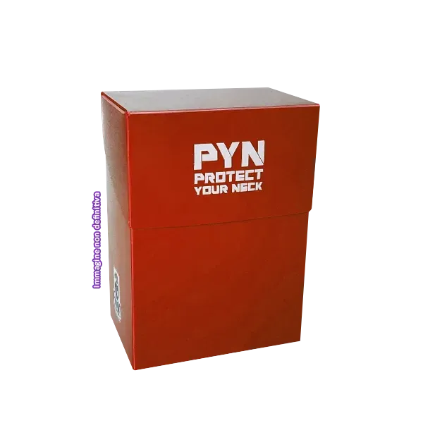PYN Deck Case Sammelkarten Box Rot TCG Zubehör