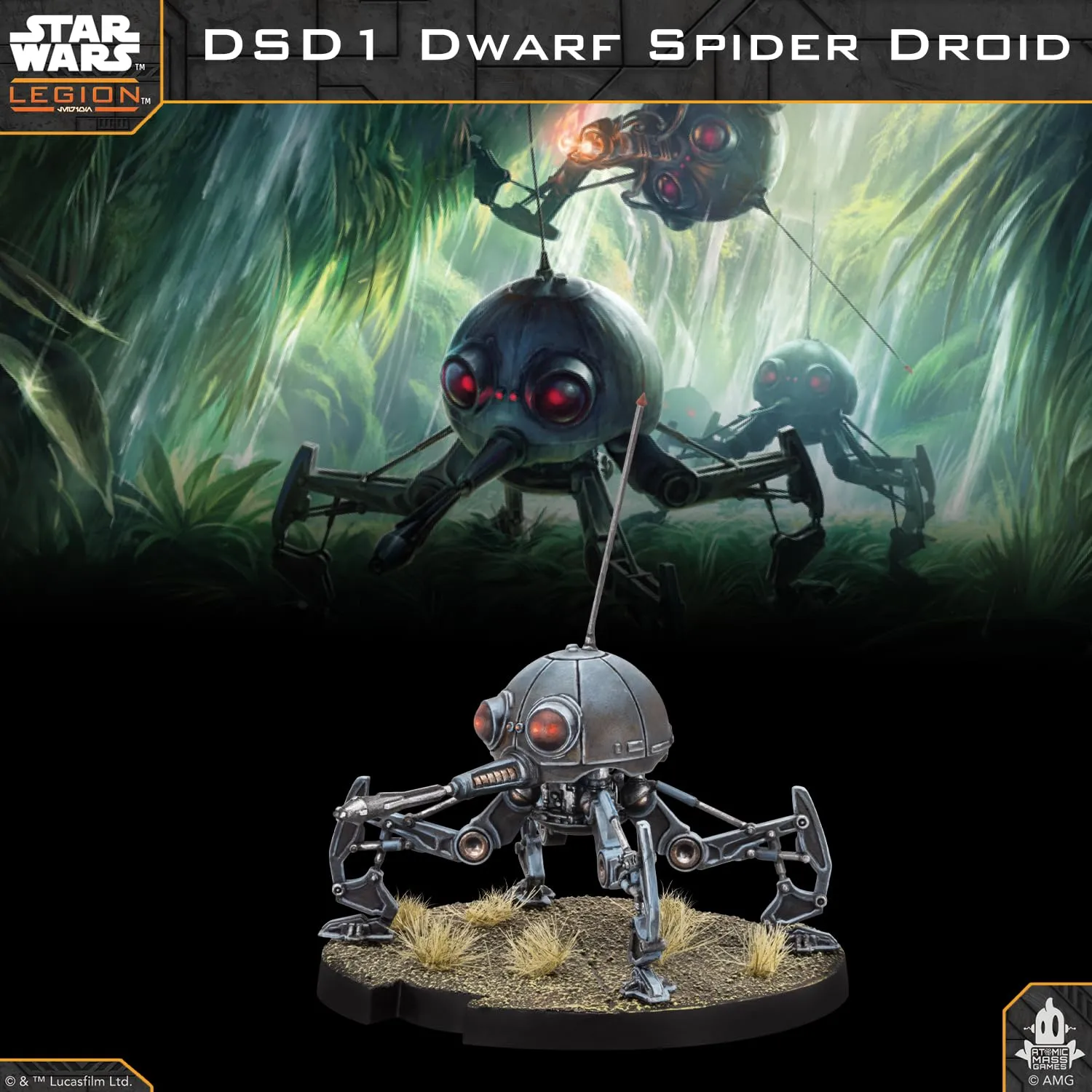 Asmodee Star Wars Legion DSD1 Dwarf Spider Droid Erweiterung