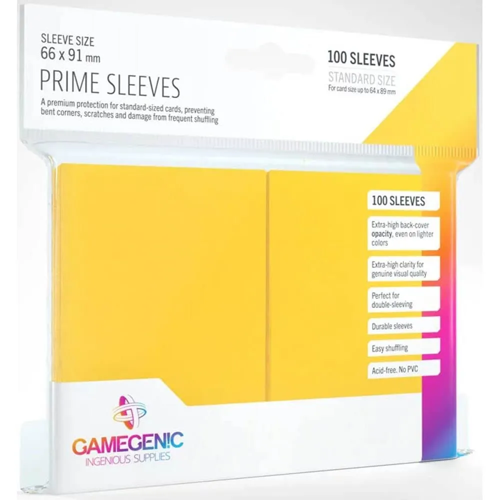 Gamegenic Prime Sleeves Kartenhüllen schwarz 100 Stück