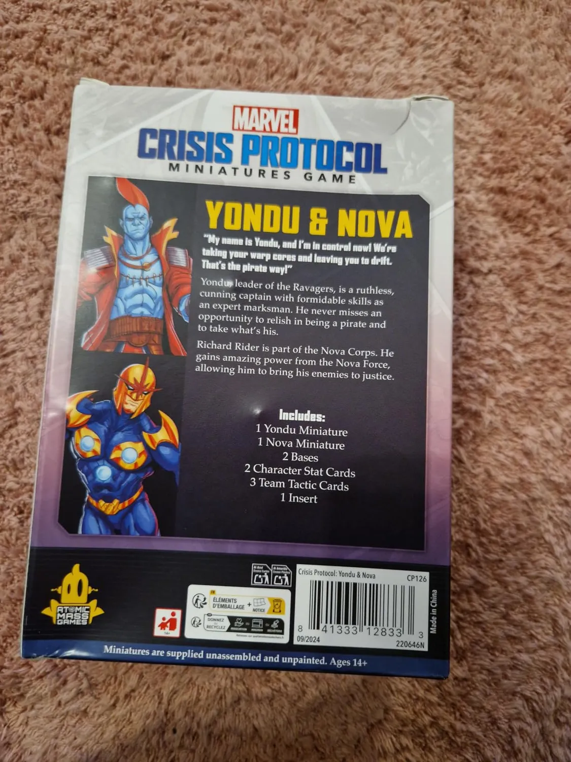 Marvel Crisis Protocol Yondu Nova Charakterpack Tabletop