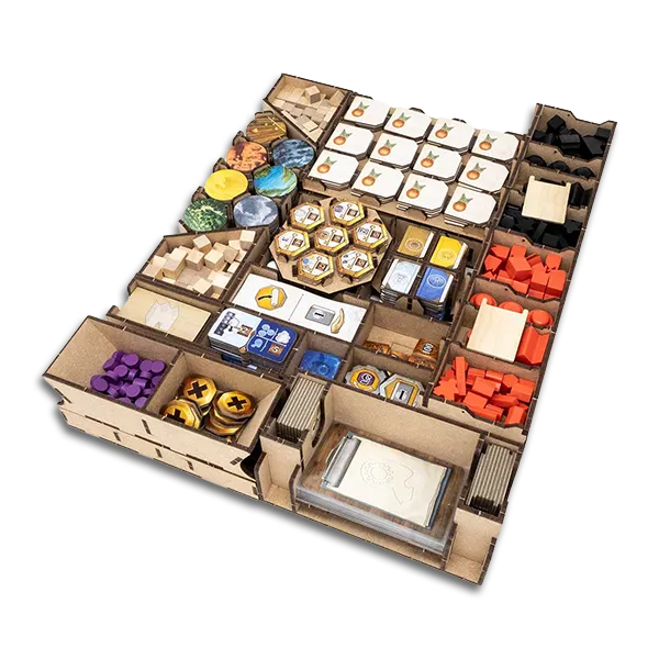 Cranio Terra Mystica Ära Entdeckungen Brettspiel Bundle Organizer