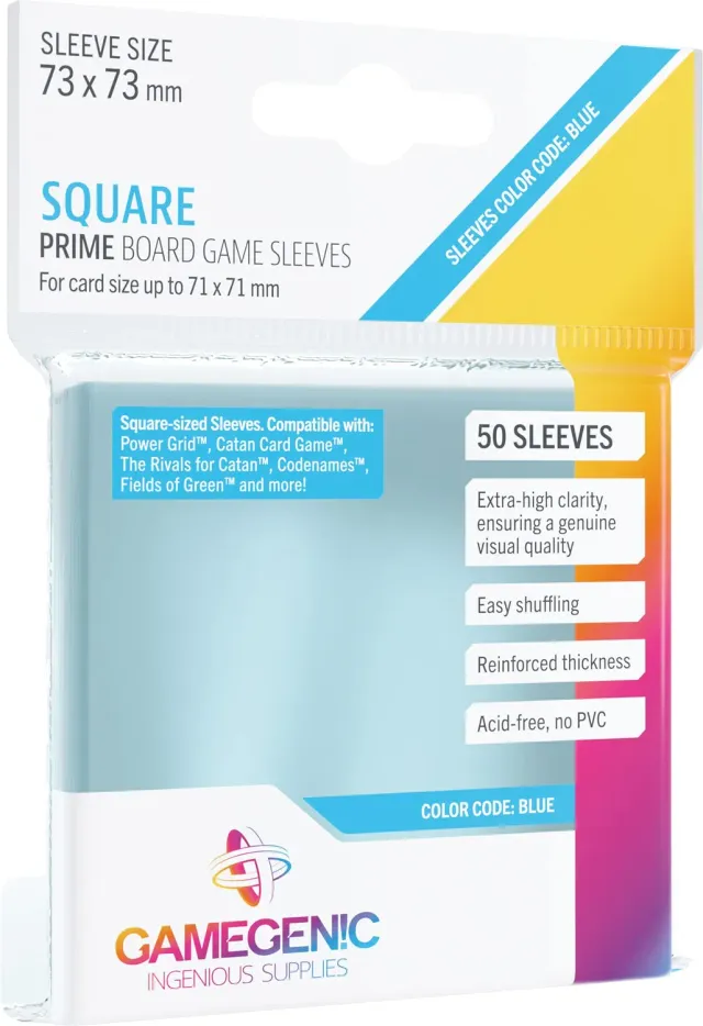 Gamegenic Prime Square Kartenhüllen 73x73 50 Stück