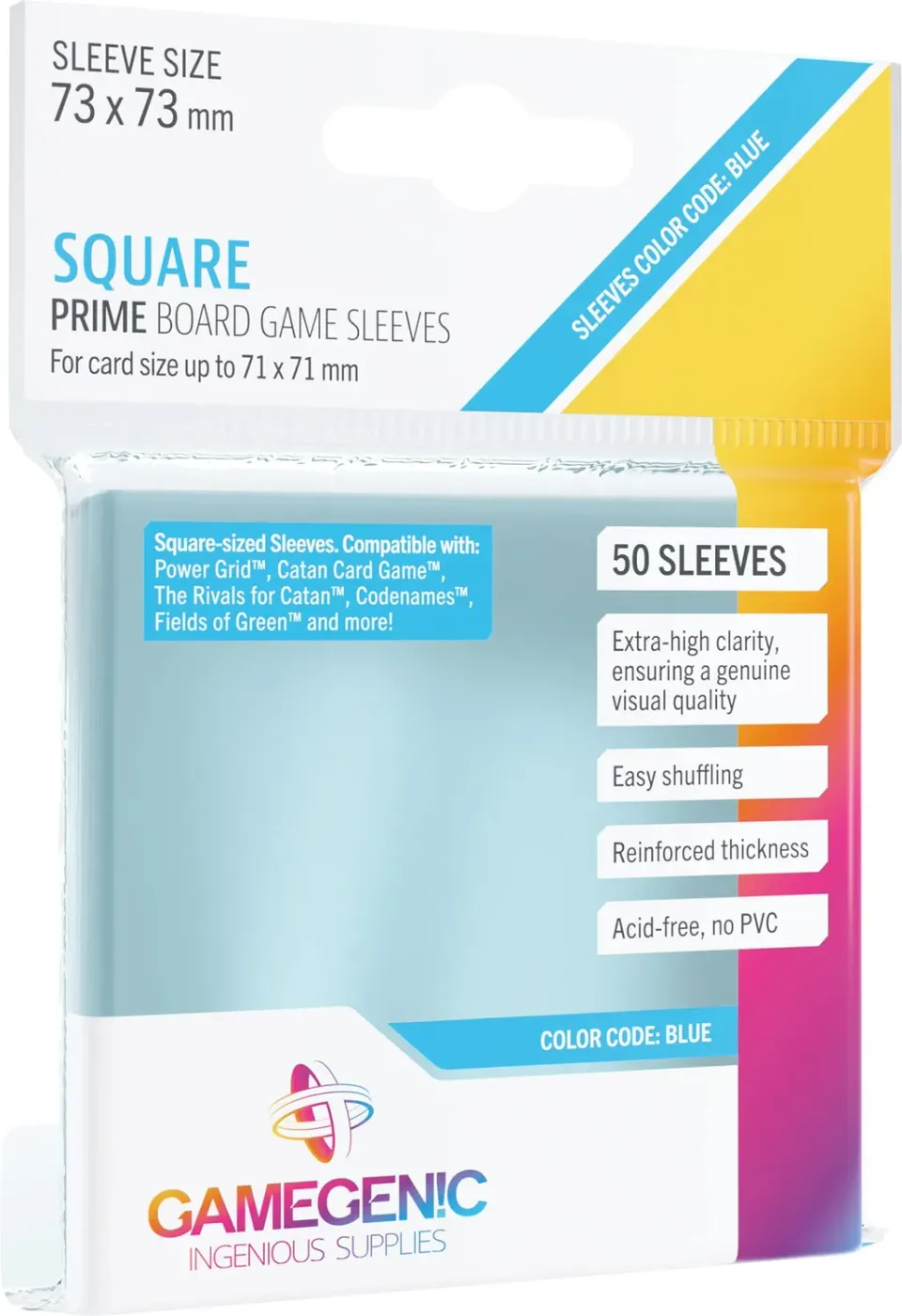 Gamegenic Prime Square Kartenhüllen 73x73 50 Stück