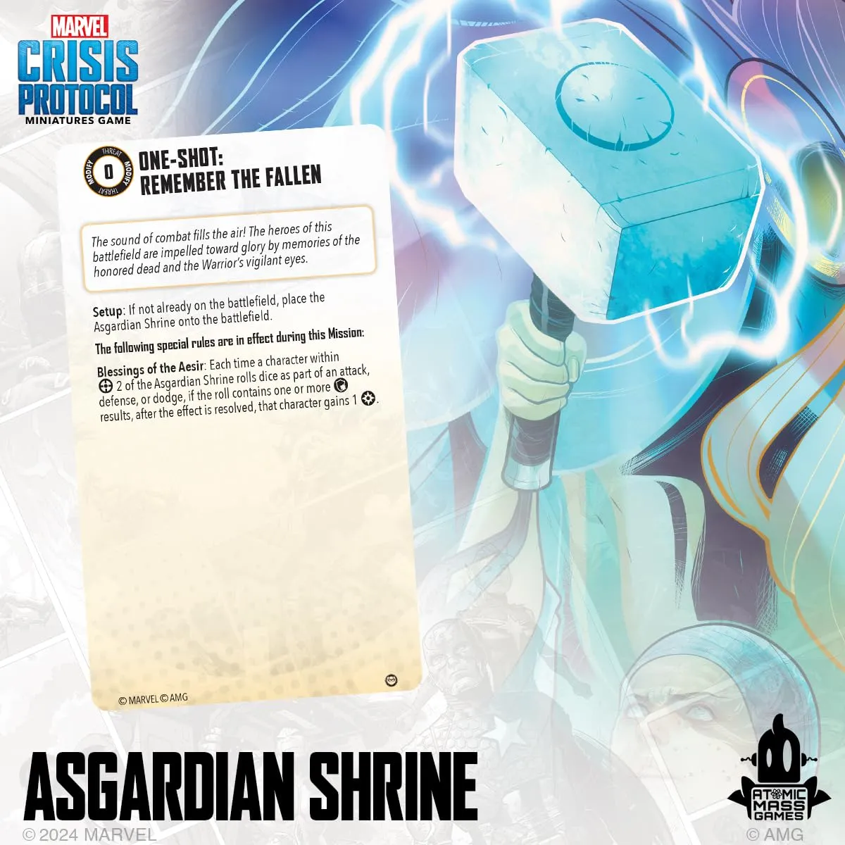 Asmodee Marvel Crisis Protocol Asgardian Shrine Gelände