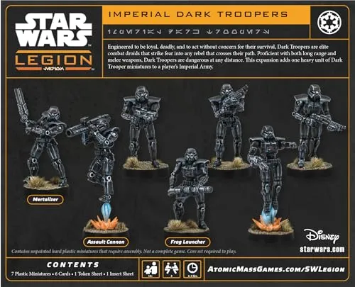 Asmodee Star Wars Legion Imperial Dark Troopers Erweiterung Deutsch