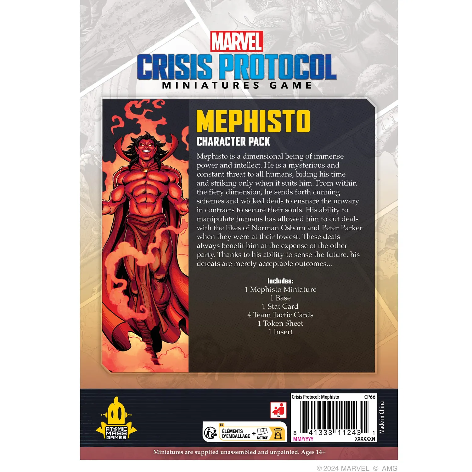Asmodee Marvel Crisis Protocol Mephisto Character Pack Figur