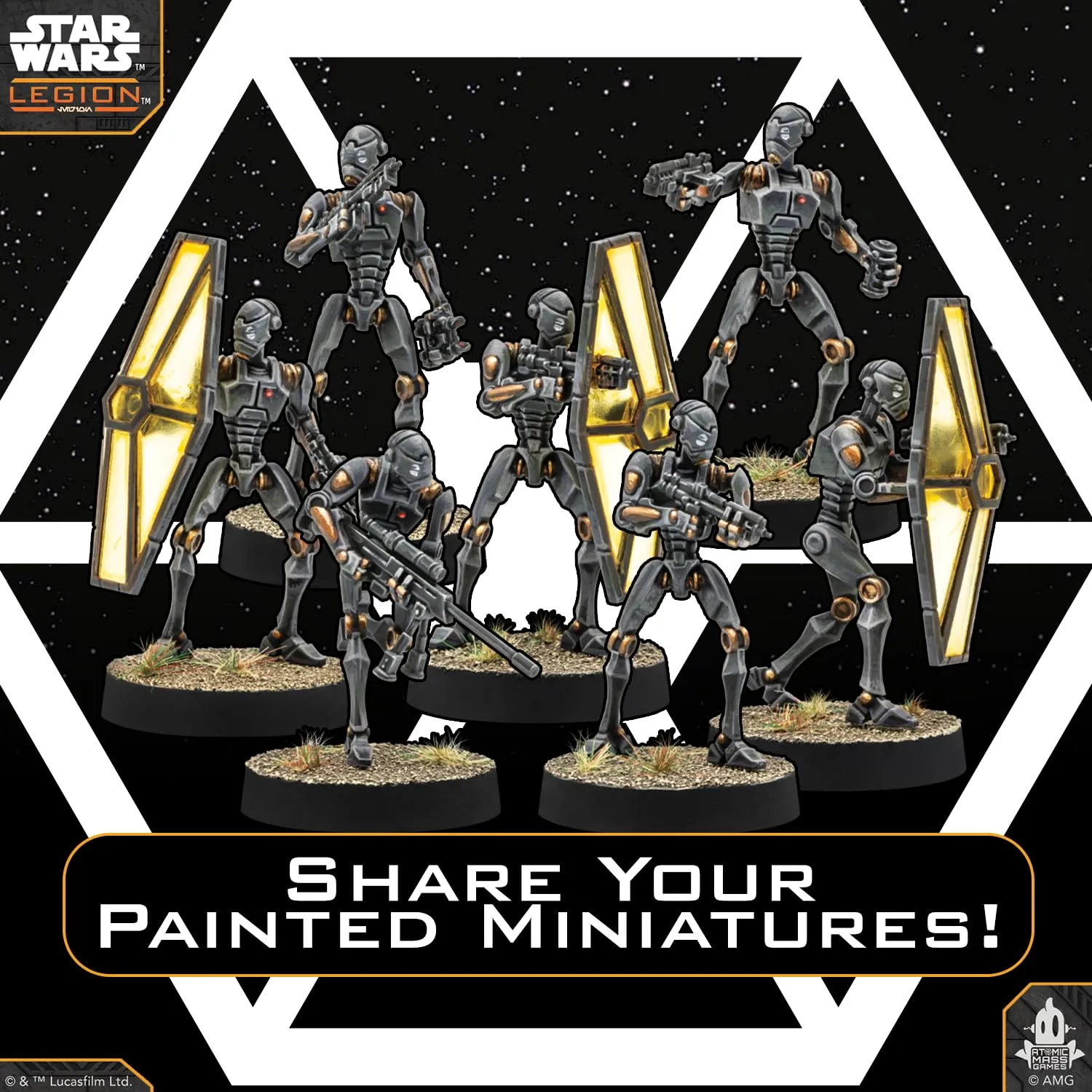 Asmodee Star Wars Legion BX-Series Droid Commandos Spezial