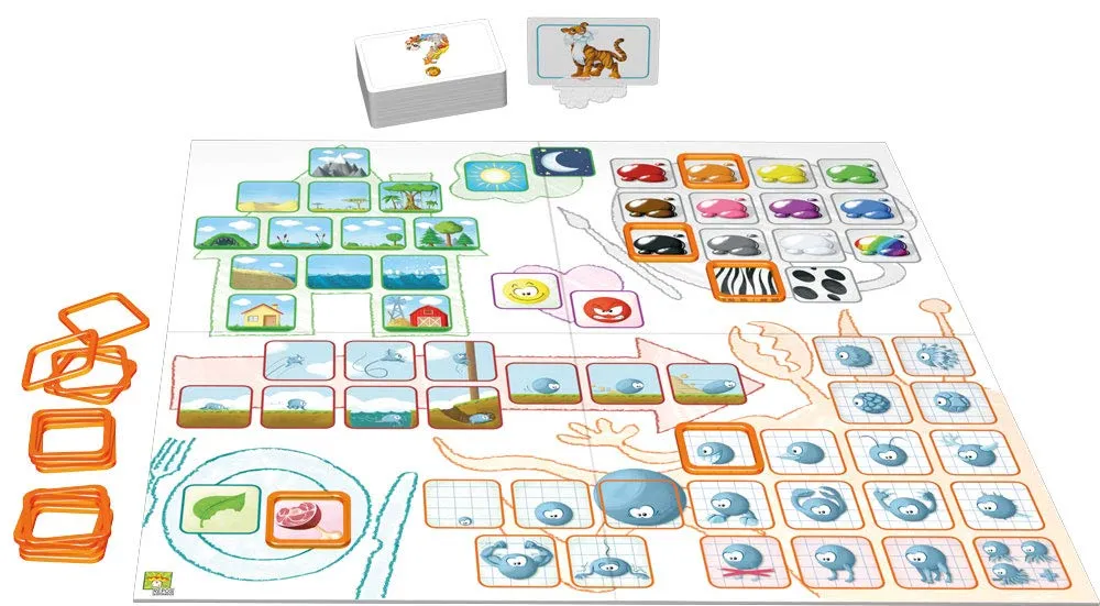 Asmodee Concept Kids Tiere Kinderspiel Tiere raten