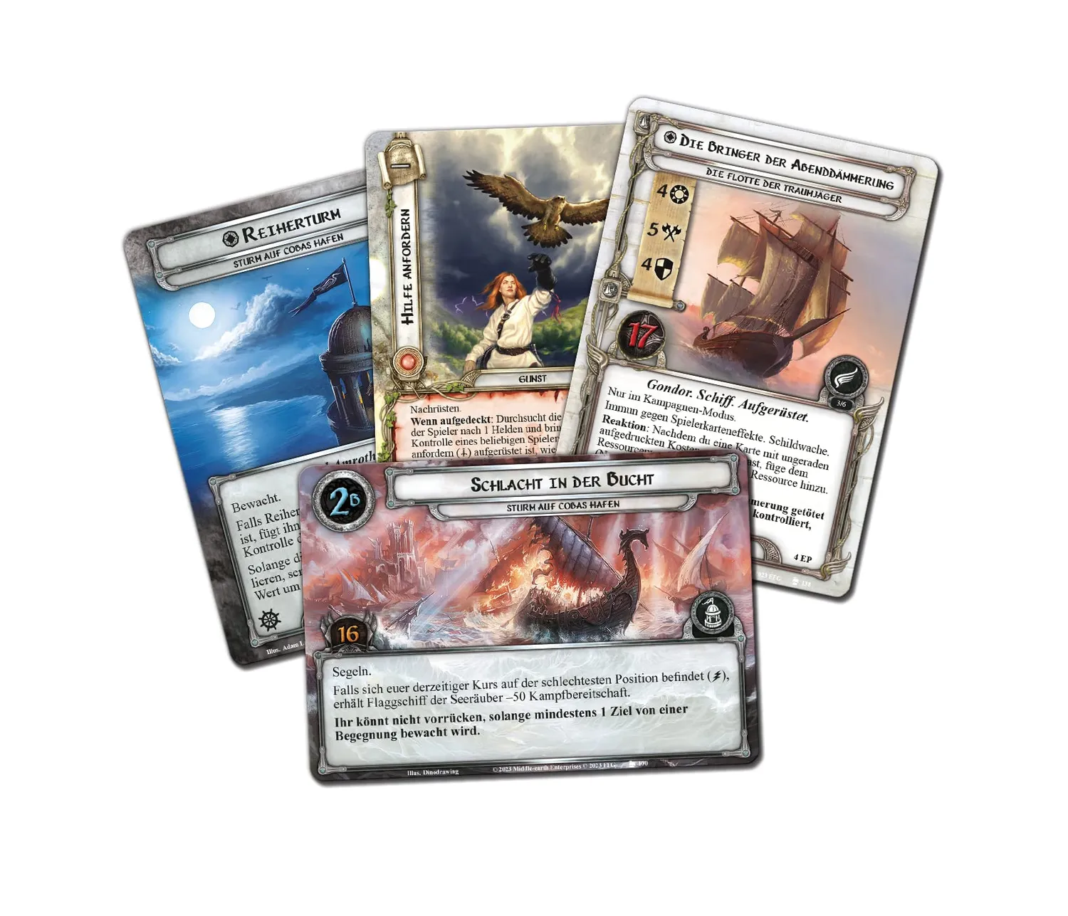 Asmodee Herr der Ringe Kartenspiel Traumjäger Kampagnenerweiterung deutsch 9 Szenarien