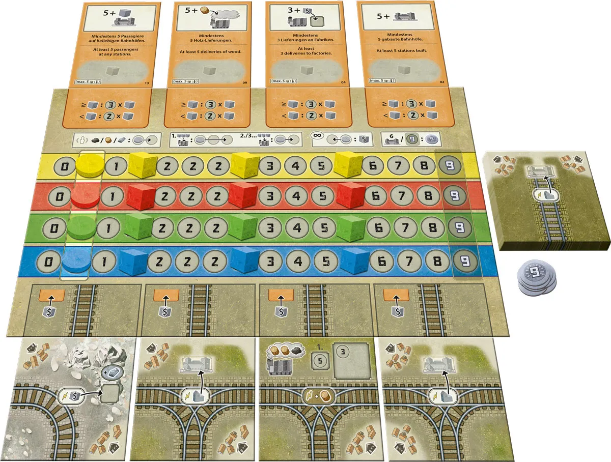 Spielefaible CUBE Express Brettspiel Würfel kurz