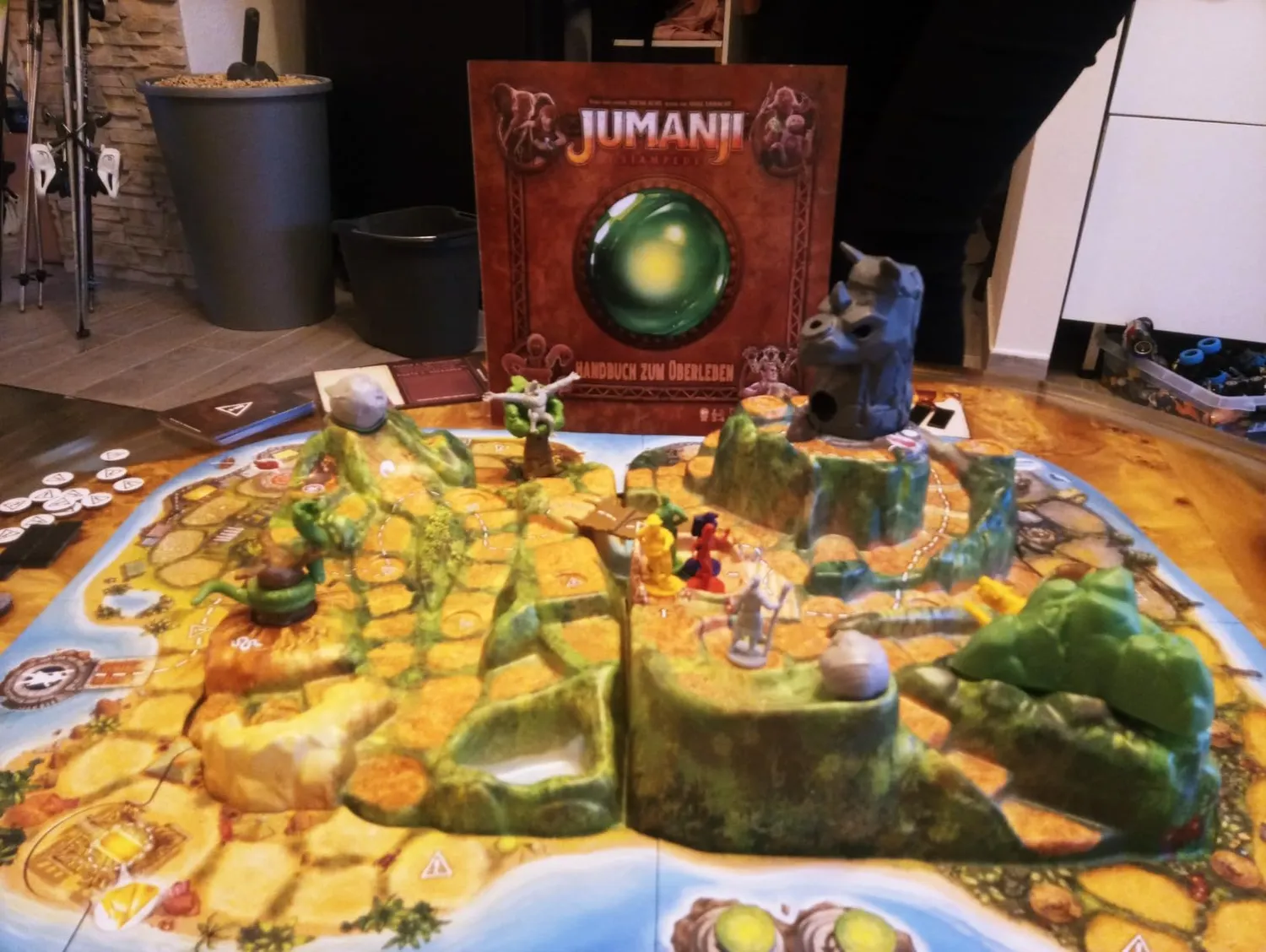 Spin Master Jumanji Stampede Brettspiel kooperativ 3D