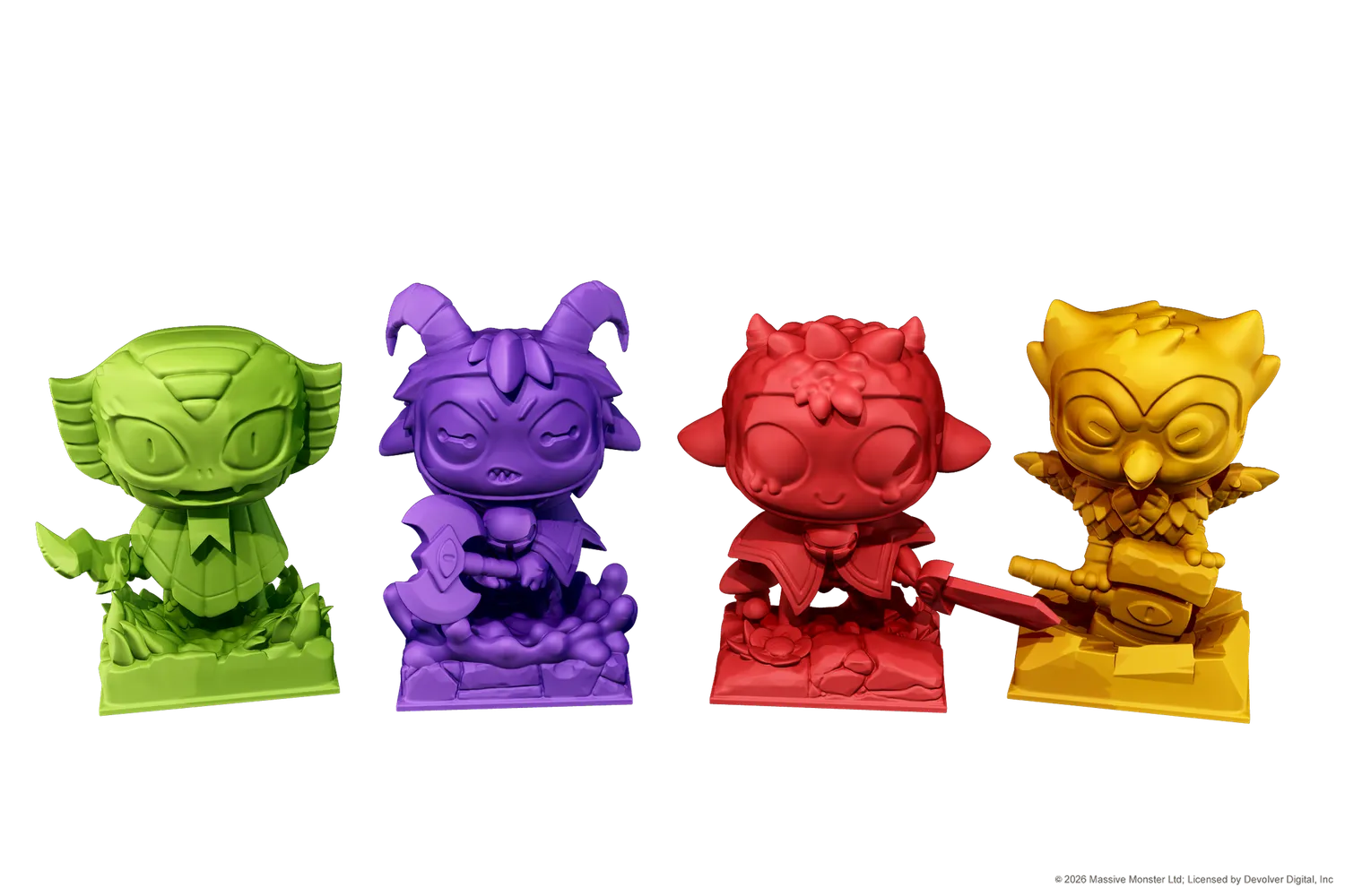 Paper Fort Games Cult of the Lamb Miniaturen Pack 10 Figuren
