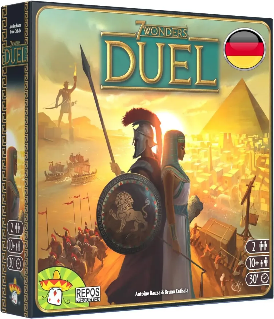 7 Wonders Duel Grundspiel Strategiespiel 2 Spieler Deutsch