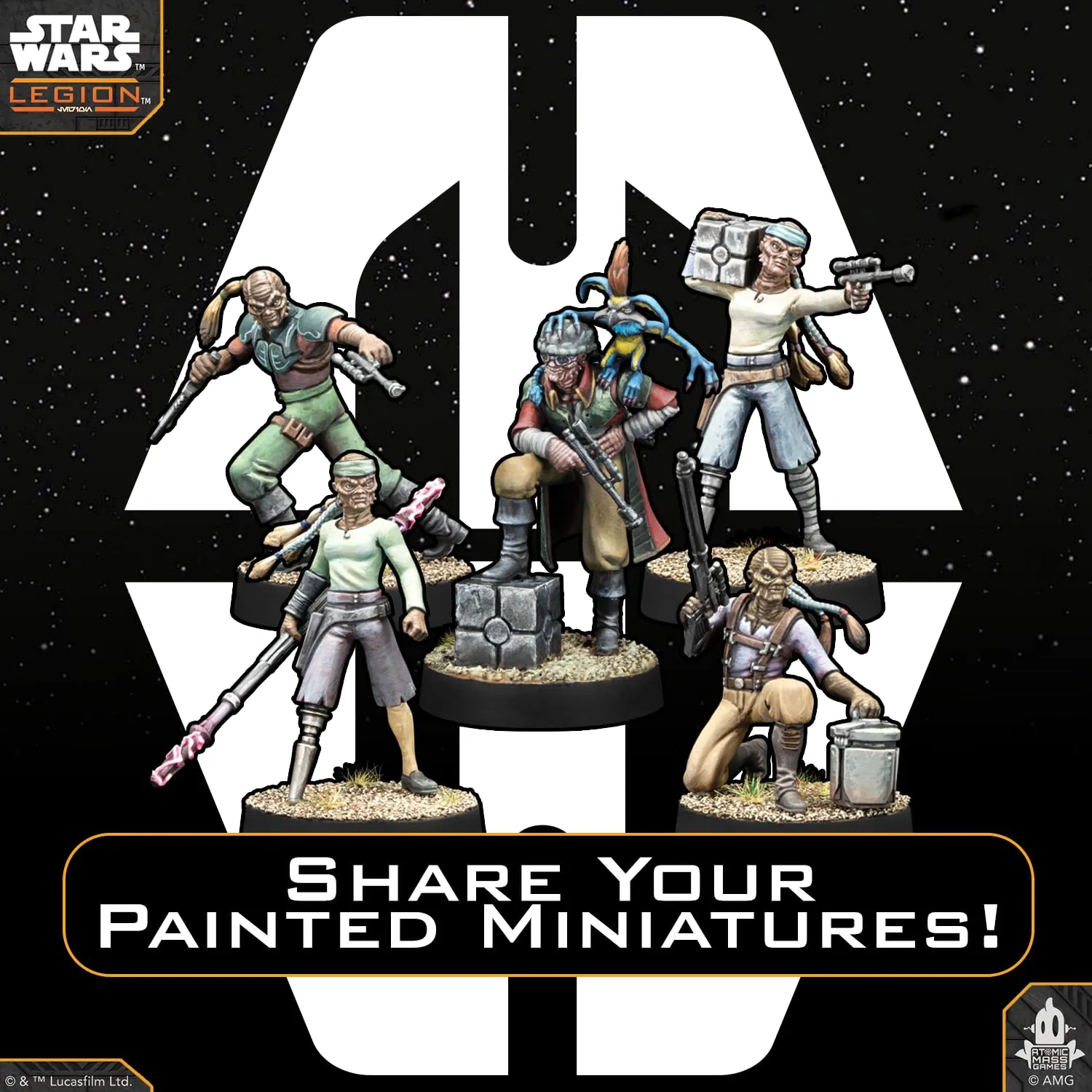 Star Wars Legion Hondo Ohnaka Weequay Piraten Box